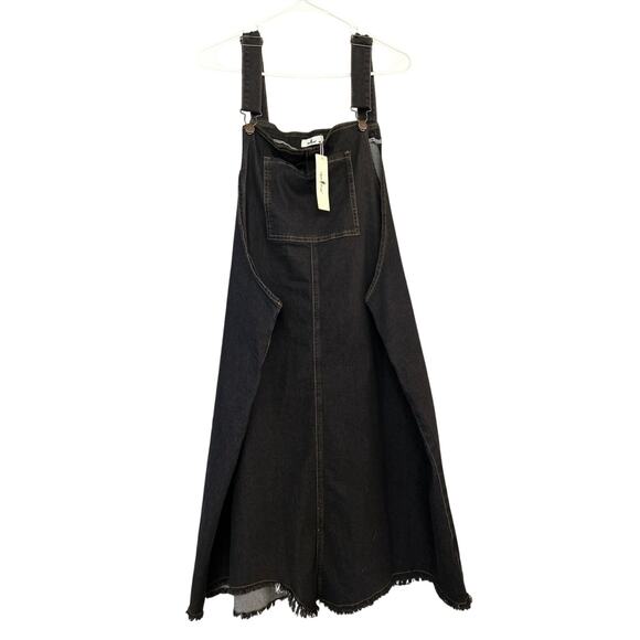 NEW Agnes Orinda Long Denim Skirtall Skirt Overalls Womens 3x Western 90’s - Picture 1 of 16